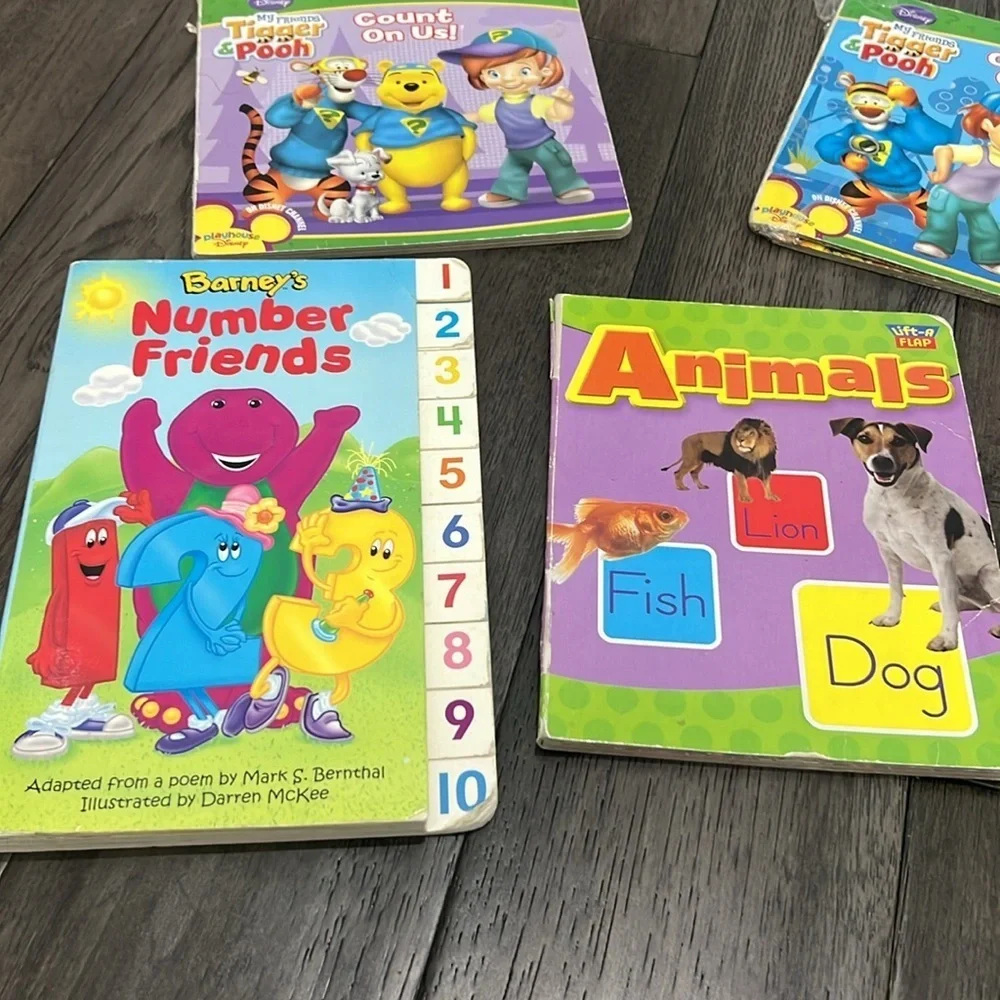 Bundle of Children’s educational books numbers colors and words